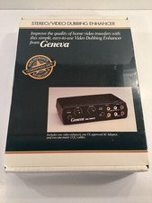 Geneva Model Pf-755 Stereo /video Dubbing Enhancer New Sealed Vintage