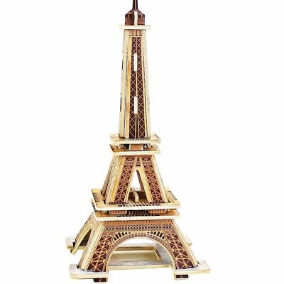 New Hands Craft DIY 3D Wooden Puzzle: Eiffel Tower 22 pcs