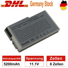 C1295 Akku BATTERIE Für Dell Latitude D600 D510 D520 D500 D505 D530 5200mAh NEU