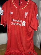 Liverpool 2015 - 2016 Home Shirt Jersey New Balance #10 COUTINHO Size XL