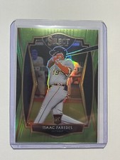 2021 PANINI SELECT ISAAC PAREDES ROOKIE/RC #24/99 *PREMIER - NEON GREEN PRIZM*