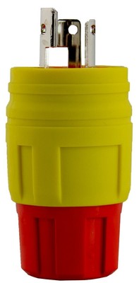 15A Watertight Locking Plug 2P 3W 250VAC L6-15P YL