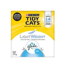 Purina Tidy Cats Low Dust, Multi Cat, Clumping Cat Litter, LightWeight Glade ...