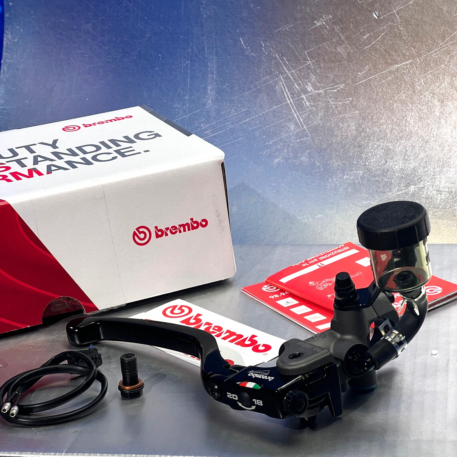 Stark Varg Supermoto Front Brake upgrade By Brembo Master Cylinder