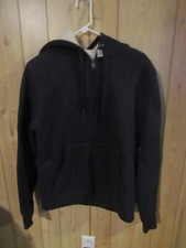 Men's sherpa lined hooded fleece sweatshirt, small