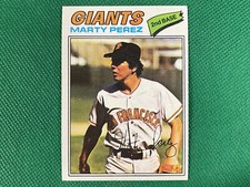 1977 Topps #438 Marty Perez San Francisco Giants
