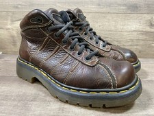 Dr Martens Chukka Boots 9763 Doc England Made Brn Chunky Rugged VTG Mens Size 7