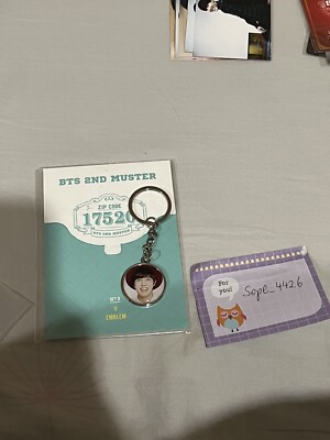 BTS 2nd Muster Goods Key Ring J-Hope Zip Code 17520 | eBay