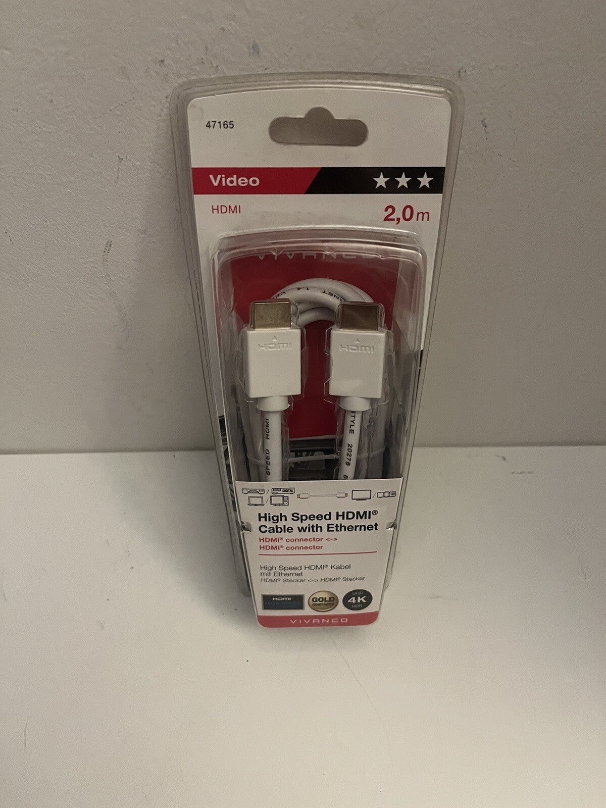 2m HDMI Cable Monitor Lead