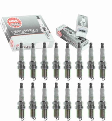 16 Pc NGK V-Power Spark Plugs Mercedes-Benz ML500 5.0L V8 2003-2007