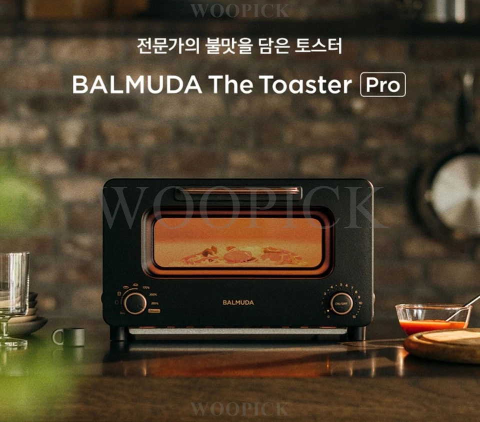 Mini horno BALMUDA 2024 Steam The TOASTER Pro K11B 220V/50-60Hz solo blanco coreano Foto 2 de 4