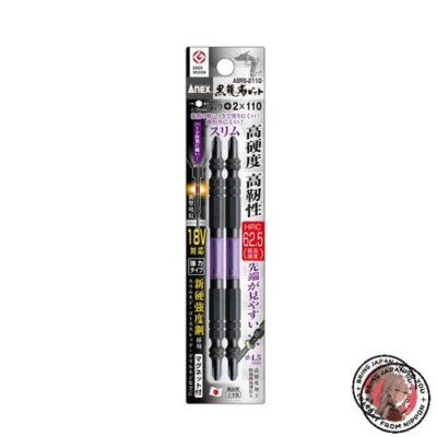 NEW ANEX ABRS-2110 Kokuryu Toughness Bit Double-Headed Slim +