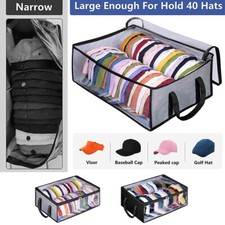 Storage Bag Clear Rack Zipper Hat Storage Cap Organizer Dust Baseball Hat Bag