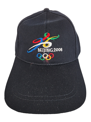BEIJING CHINA 2008 Olympics Embroidered Logo Hat Strapback Cap
