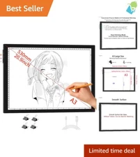 Professional A3 Light Board for Tracing & Diamond Painting - 5000 LUX Brightness