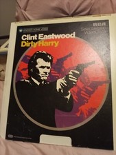 Clint Eastwood Dirty Harry CED VideoDisc 1982 Vintage RCA SelectaVision