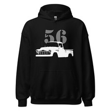 1956 Chevy 3100 Antique Pickup Truck Hoodie 1956 Chevy 3100 Antique Pickup Truck Hoodie