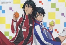 poster promo The prince of tennis Majin Bone anime Echizen Ryoma Ryuujin Shougo