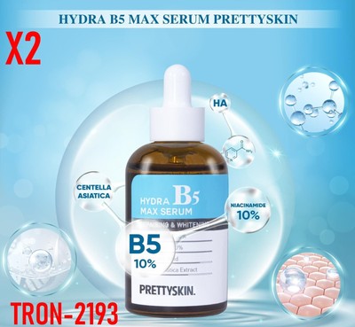 2x Prettyskin Hydra Max Serum B5-Skin Recovery Essence, Anti-Wrinkle, whitening