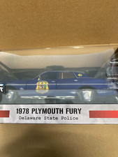 1:24 Greenlight 1978 Plymouth Fury  Delaware State Police    Blue