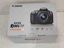 Canon EOS Rebel T7 Digital SLR Camera with 18-55mm Lens -NEW SEALED