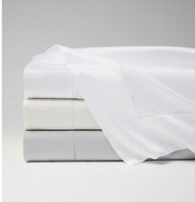 SFERRA Giza 45 Percale Queen Fitted Sheet In ...