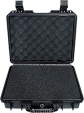 14In Waterproof Hard Case with DIY Customizable Foam Insert 13 X 9.8 X 3.3In In