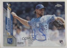 2020 Topps Chrome Rookie Refractor 76/499 Josh Staumont #RA-JS Auto 5w7