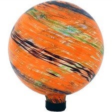 Sunnydaze 10Inch Gazing Ball for Garden Glass Gazing Globe for Outside Gard...