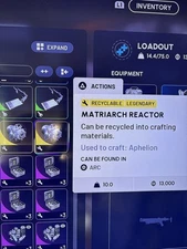 Arc Raiders Blueprint MATRIARCH REACTOR