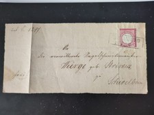 Deutsches Reich Brustschild 19 gestempelt Dramburg Schivelbein