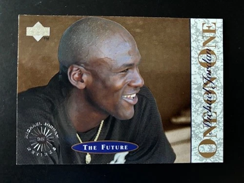 MICHAEL JORDAN 1995 UPPER DECK Baseball Card #10 ONE-ON-ONE – Chicago White Sox