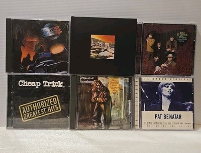ROCK, CLASSIC ROCK, HARD ROCK, CD LOT OF 6 - SEE TITLES IN DESCRIPTION - RCRL1
