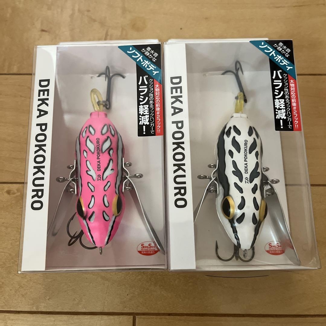 Daiwa Deca Pokokuro 26.5g Floating Lure Set Pink White 2-Color Pre-Owned