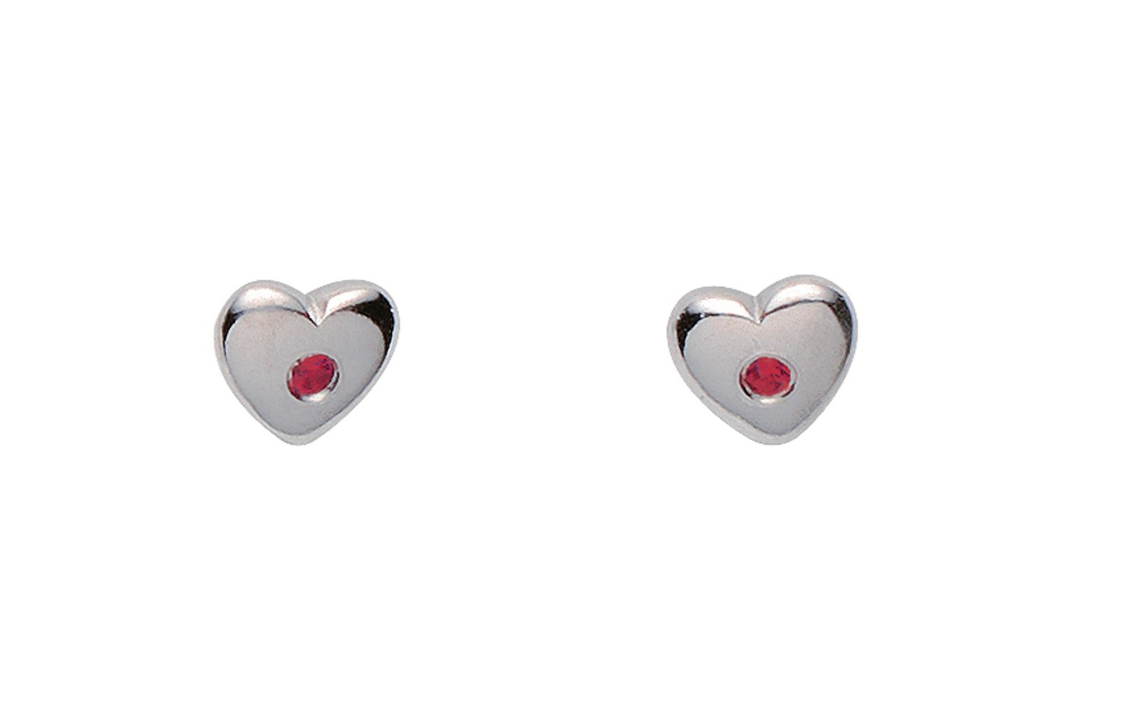 Miamar 01KS132 Mdchen Ohrstecker Herz Sterling-Silber 925 wei 8890₽