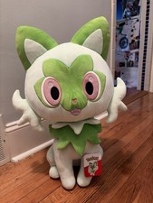 GIANT XL Sprigatito Pokemon Plush Jazwares 24 Plushie RARE Oversized NEW