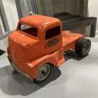 1954 Vintage Tonka Toys COE Orange Metal Toy Truck Cab Tractor Unit Vehicle