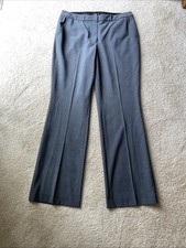 Talbots Heritage Wool Blend Size 12 Dress Pants Gray Stretch Slash Pockets