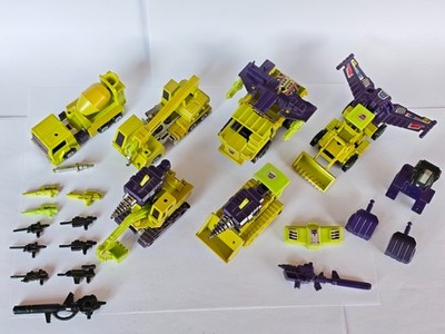 Transformers G1 Devastator Set grün- inkl. aller Kleinteile