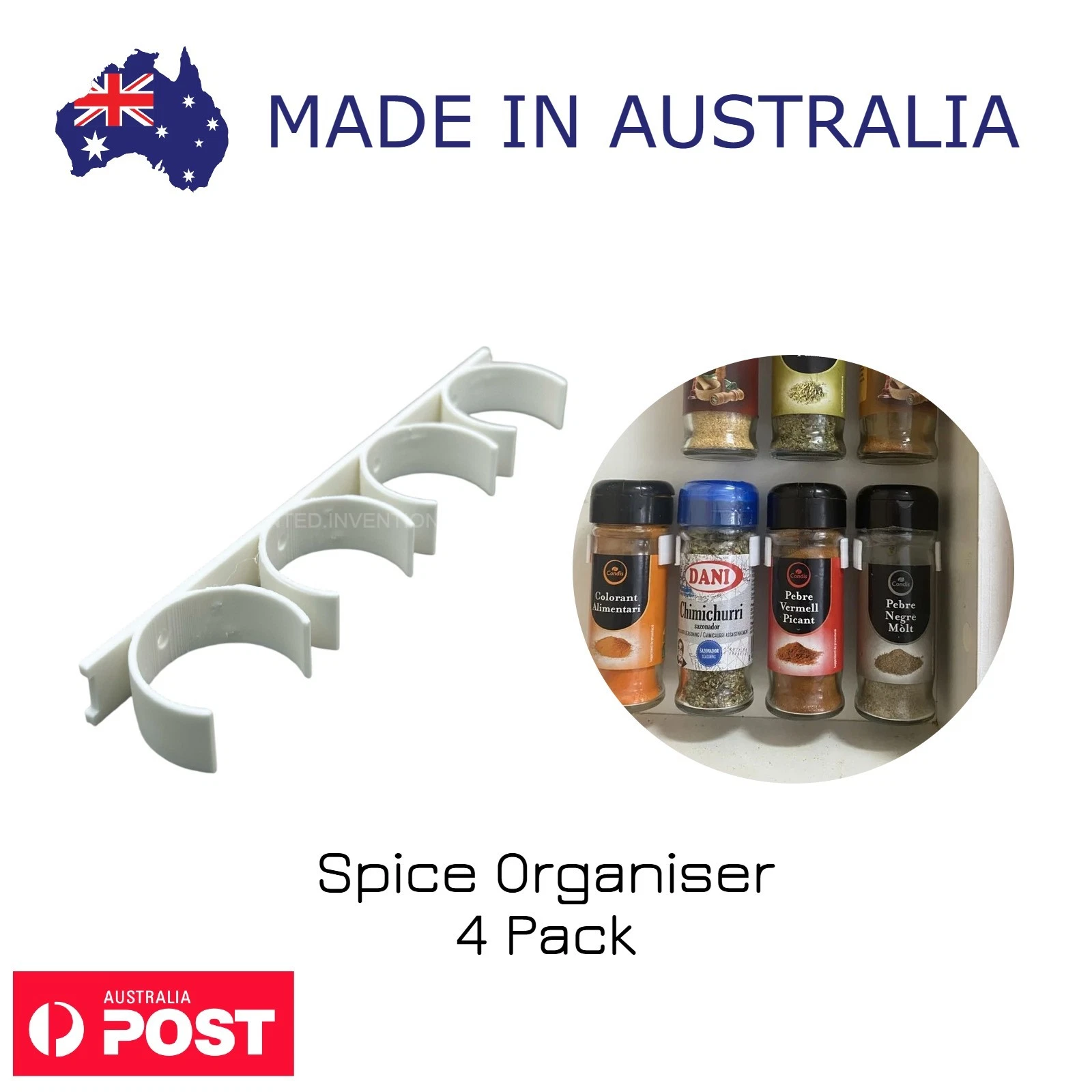 Spice Organiser Rack – Kitchen Storage Holder for Jars & Seasonings
Opens in a new window or tab