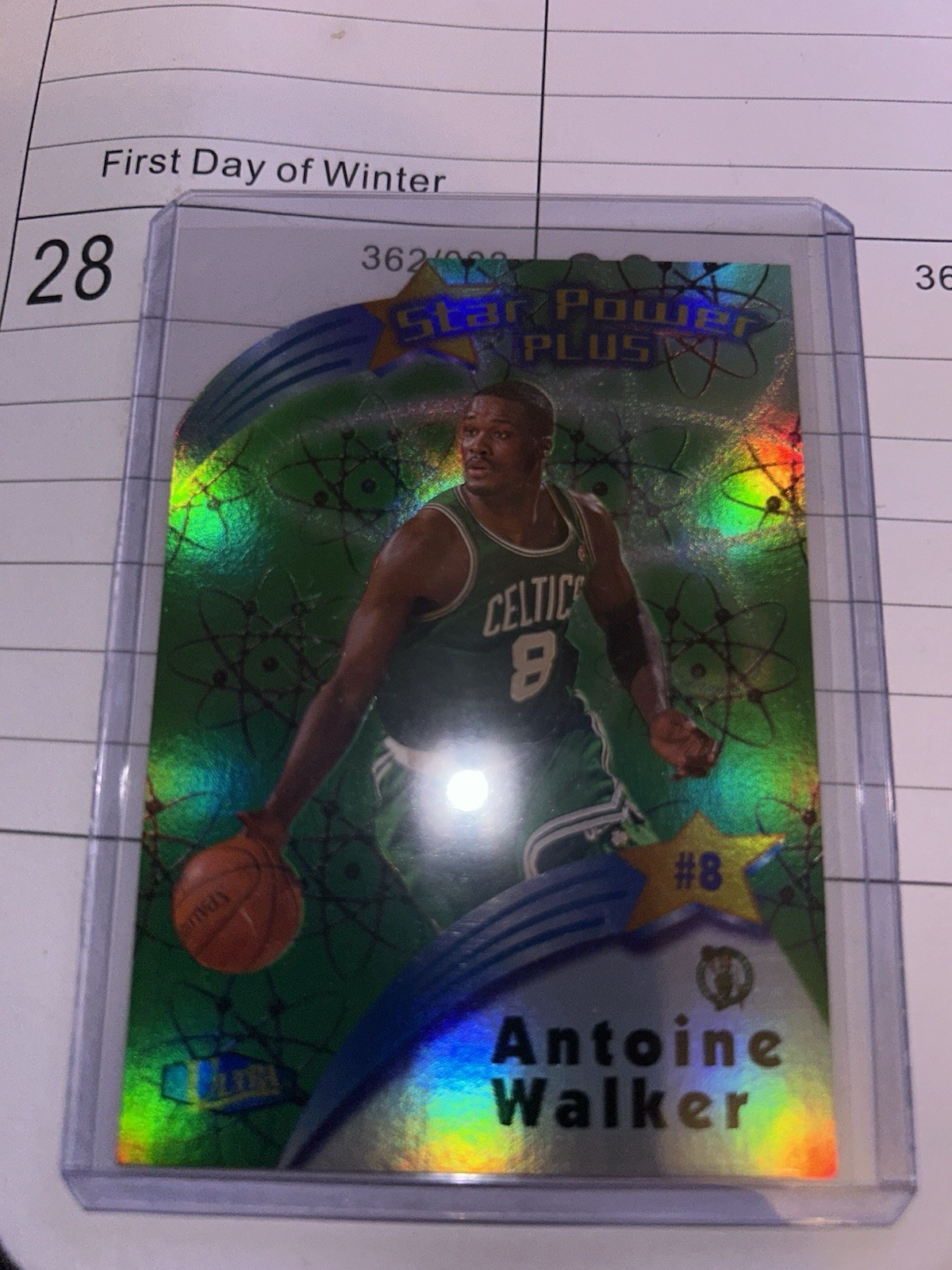 1997-98 Fleer Ultra - Star Power Antoine Walker #13 SPP Die-Cut Plus