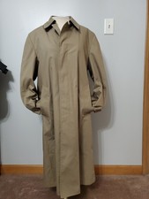 Vintage London Fog Beige Trench Coat With Removable Thinsulate Lining 38 reg