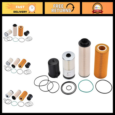 Filter Kit for Paccar MX-13 Engine - Oil Filter, Fuel Water Separator, Fuel Filt