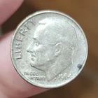 1964 Roosevelt Dime 10C Circulated Business Strike Philadelphia 90% Silver