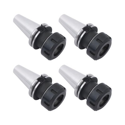 CAT40-ER40 Collet Chuck 2.76'' GAGE Length - 4 Pcs G2.5/25000RPM #B25-CAT40-ER40