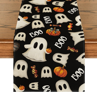 Schwarz Boo KüRbisse Geist Halloween 40X140 Cm