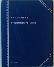 Whitman 1793-1825 Large Cent Collection Copper Penny No. 9001 Coin Folder Album