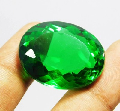 Certified Natural 96.47 Ct Brazilian Green Topaz Oval Shape Loose Gemstone
