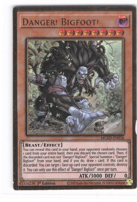 Danger! Bigfoot! Premium Gold Rare Maximum Gold: El Dorado MGED-EN018 NM 1st Ed