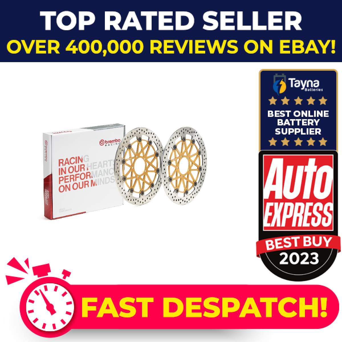 2x Motorcycle Brake Discs (pair) Front 208B85936 Brembo Top Quality Guaranteed